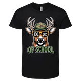 100 Days of School Deer Bella + Canvas Kids SS T-Shirt - 931 Graphics