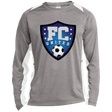FC United Long Sleeve Heather Colorblock Performance Tee - 931 Graphics