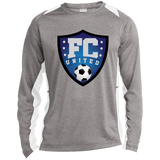 FC United Long Sleeve Heather Colorblock Performance Tee - 931 Graphics