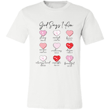 God Says I Am Christian Bella Canvas Tee - 931 Graphics