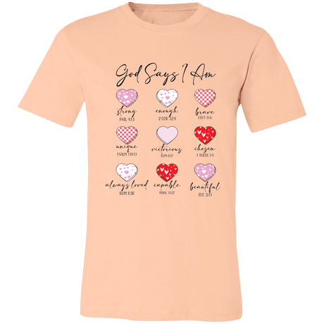God Says I Am Christian Bella Canvas Tee - 931 Graphics