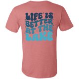 Life is Better at the Lake Bella + Canvas Short - Sleeve T-Shirt - 931 Graphics