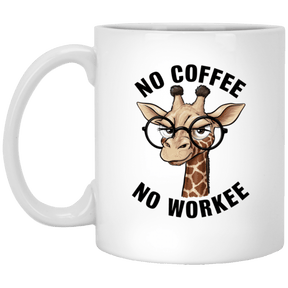 No Coffee No Workee Coffee Mug – 11 oz - 931 Graphics